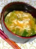 Chinese Chive Egg Drop Miso Soup