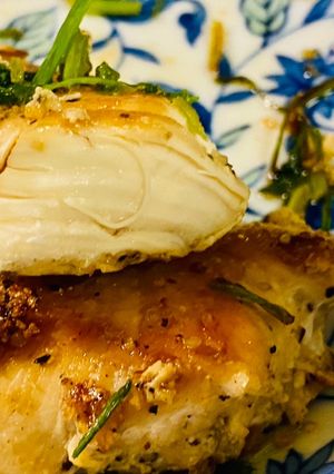 A picture of Pan-Seared Pepper Chicken Tenders - Muscle Building and Fat Loss Recipe.