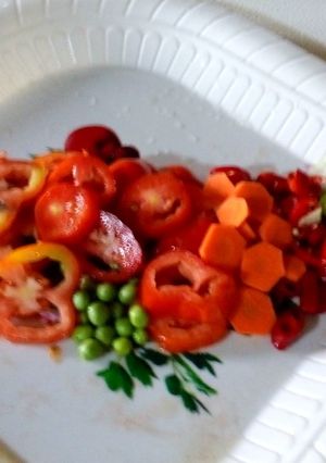 A picture of Veggies Scaled Fish.