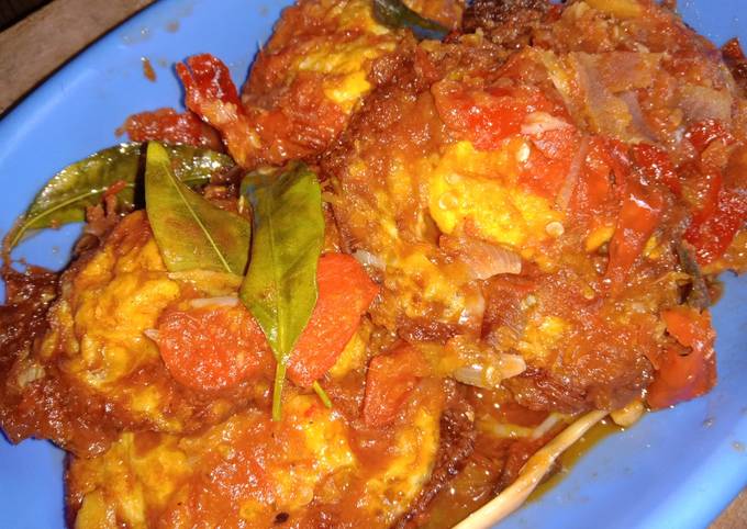 Resep 129. Telor Ceplok Bumbu Bali Anti Gagal