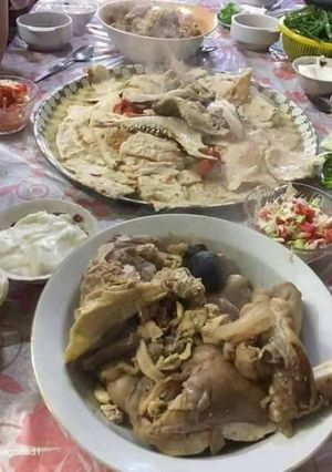 صورة لوصفة طريقة عمل الباچة العراقية
