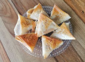 Une photo de Briouate amandes / fleur d'oranger à l'air fryer