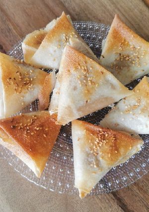 Une photo de Briouate amandes / fleur d'oranger à l'air fryer