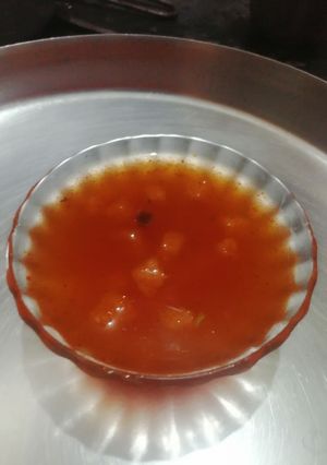 A picture of Tomato soup.