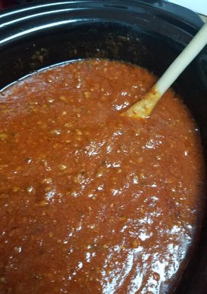 A picture of Slow Cooker Bolognese Sauce.