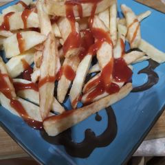 A picture of French fries.