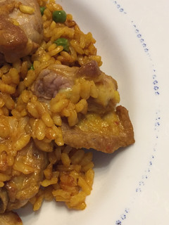 Una foto de Arroz con costillas