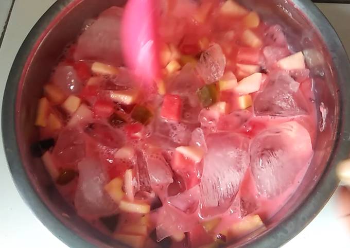 Resep Es Buah Sederhana Cocok Untuk Buka Puasa Oleh Mama Damar Cookpad 2487