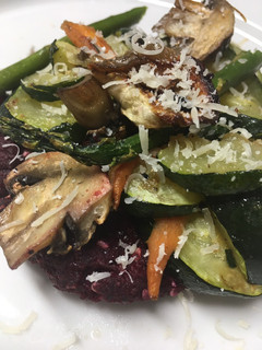 A picture of Keto Friendly Beetroot Pizza.