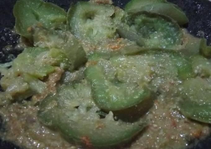 Resep Sambel terong ijo rebus penyet Resep Sambel terong ijo rebus penyet