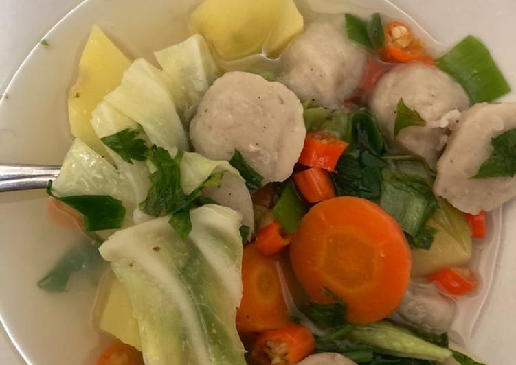 Resep Sup sayur ala anak kos Anti Gagal