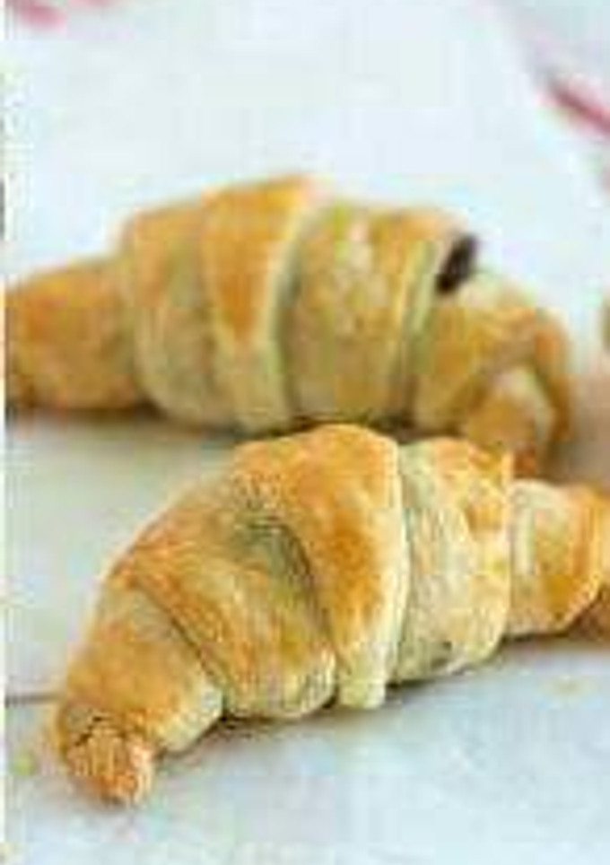 Una foto de Mini Croissant relleno de Nutella 