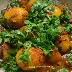 A picture of EGG MASALA CURRY IN BENGALI STYLE/ EGG KOSHA -ডিম কষা/ ডিমের ডালনা.