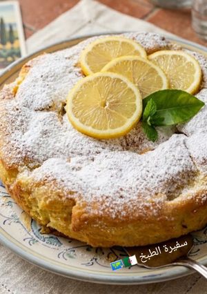 صورة لوصفة كيكة الليمون الإيطالية 🇮🇹 La Torta Nua al limone🍋