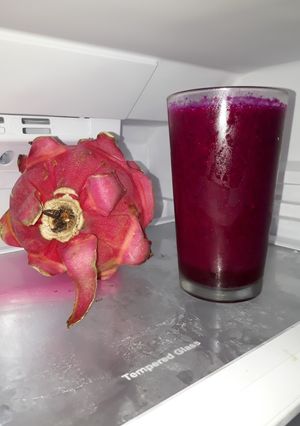 Foto resep Jus buah naga segarr dingin