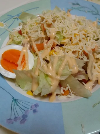 Langkah Mudah untuk Membuat Resep  Salad sayur simple yang Lezat, Enak