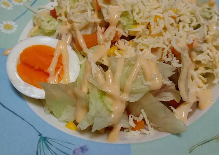 Resep Salad sayur simple Sempurna