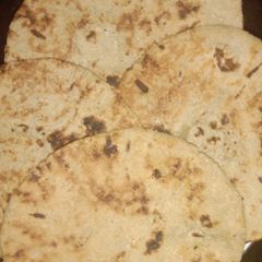 A picture of Jowar Bhakri (Roti).