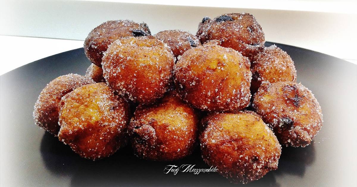 Ricetta Frittelle di semolino e uvetta di Tony Mazzanobile ...