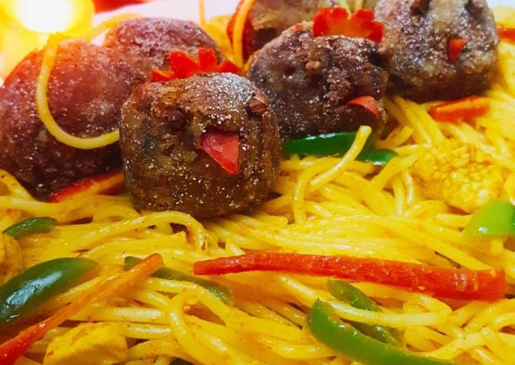 Simple Way to Prepare Any-night-of-the-week Spaghetti meatballs