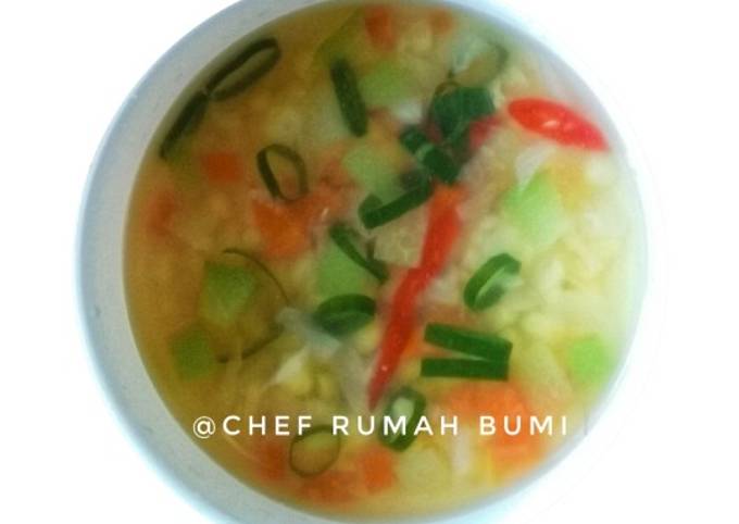 Langkah Mudah untuk Membuat 43. Menu Masakan Anak Batita, Sup Jagung Manis Anti Gagal