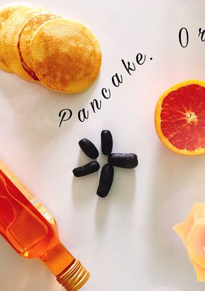 Hình của món Souffle pancake orange.