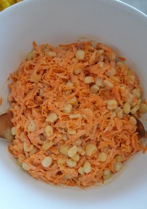 Una foto de Ensalada Zanahoria y Choclo