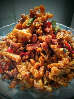 Foto resep Tempe kering kacang(pedas manis)