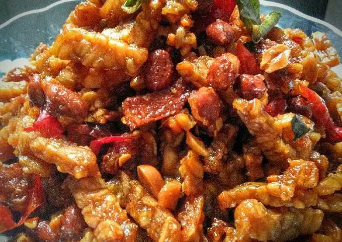 Cara Gampang Menyiapkan Tempe kering kacang(pedas manis) yang Sempurna