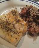 Buttered Garlic Cod Filets