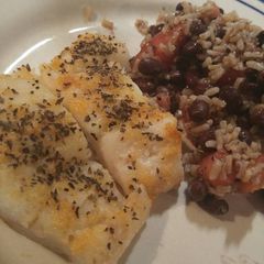A picture of Buttered Garlic Cod Filets.
