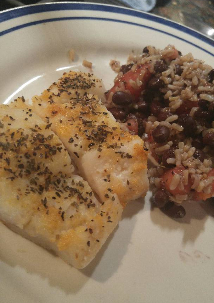 A picture of Buttered Garlic Cod Filets.