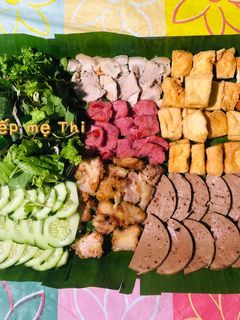 Hình của món Bún đậu mắm tôm.
