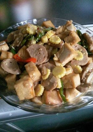 Foto resep Tumis putren tahu dan bakso
