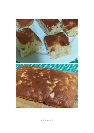 Una foto de Torta de manzana