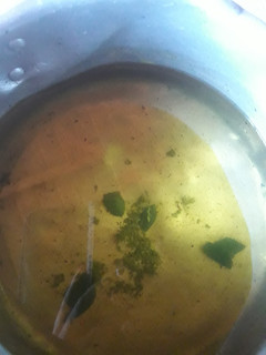 Una foto de Té de paico con menta