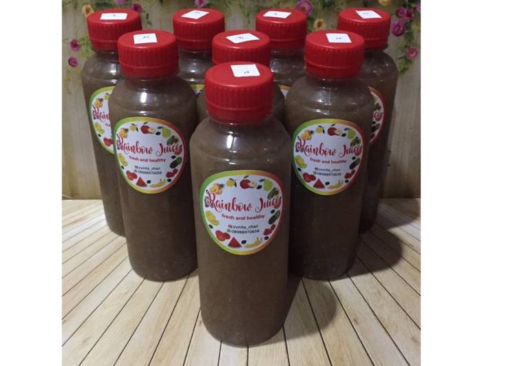 Cara memasak Diet Juice Pokchoy Cranberry Apple Cucumber Chiaseed sedap