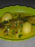 Ikan laut (jangki) kuah kuning khas jimbaran bali