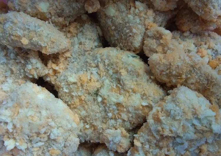 Cara Gampang Membuat Nuget ikan tongkol, Sempurna