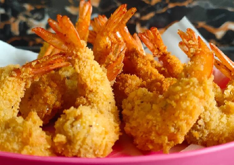 Shrimp panco fries