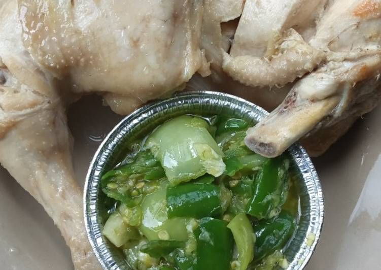 Resep Ayam pop sambal ijo, Lezat Sekali