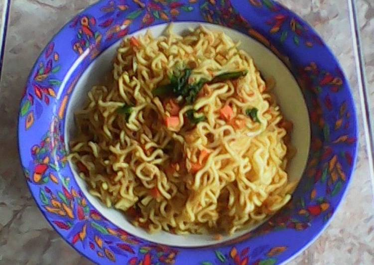 Resep Mie telur sayuran Anti Gagal