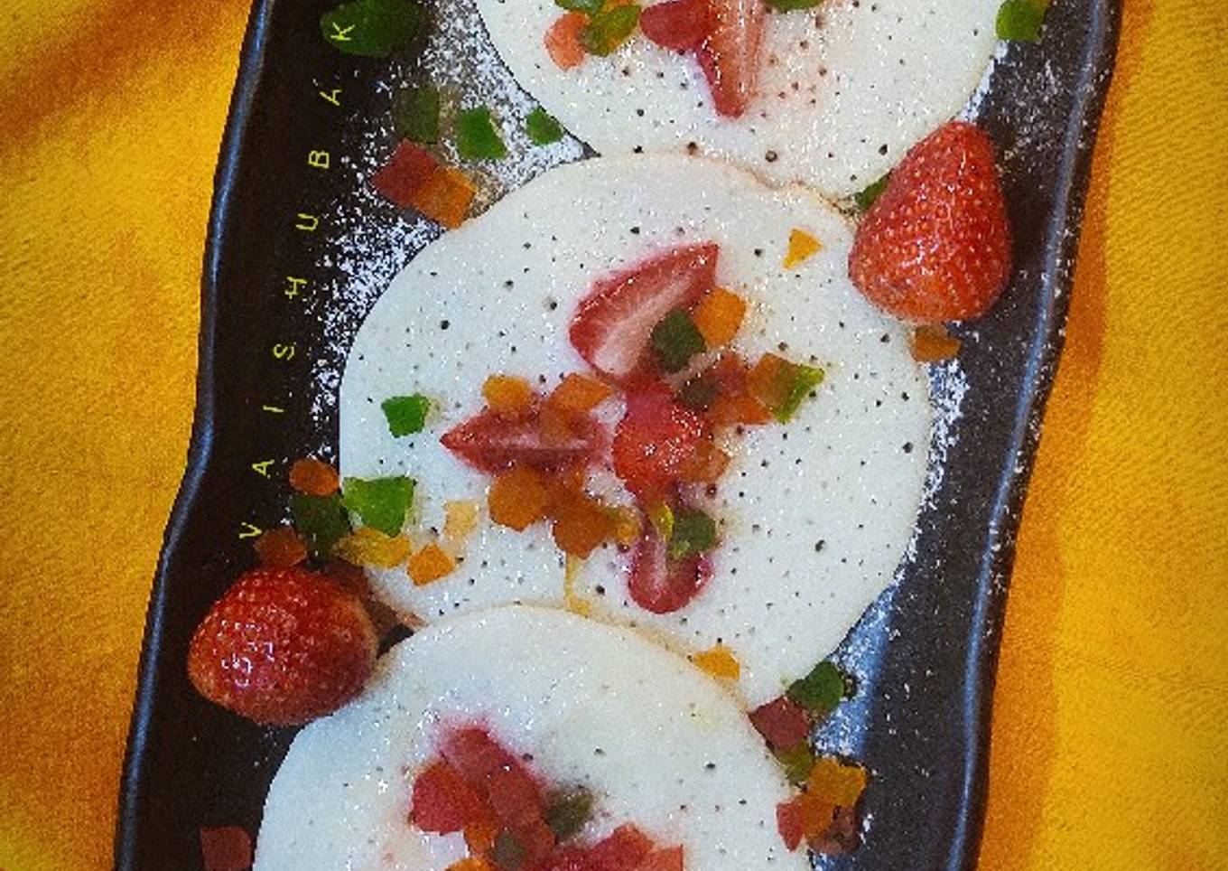 Tutti Fruity Strawberry Pancakes