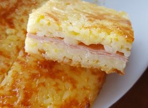 Foto di Timballo di riso con prosciutto e scamorza