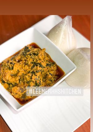 A picture of Egusi soup.
