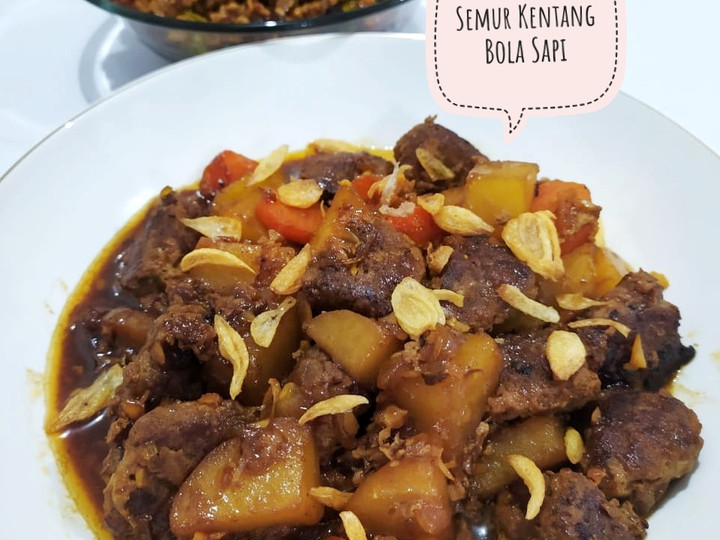 Resep 33. Semur Bola Daging, Lezat