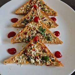 A picture of Chilli garlic toast.