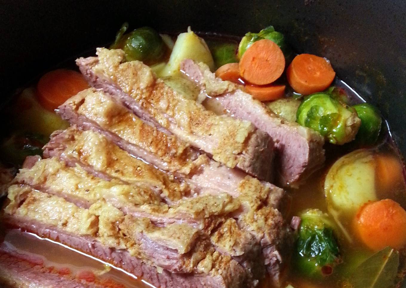 fresh Cornbeef soup
