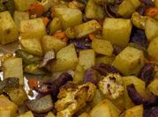 A picture of french beans mix veg