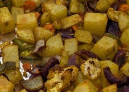 Oven-Roasted Masala Mix Veg